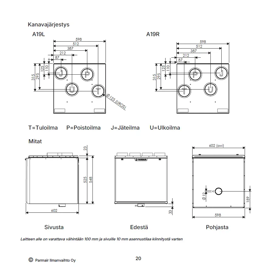 Parmair Alvari – A19 Parmair Adapter® Parmair ExK (vm. 2005-) - Image 6