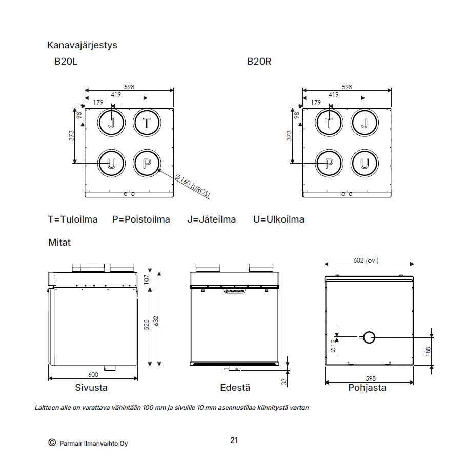 Parmair Alvari – B20 Adapter® Parmair Eximus S/V - Image 5