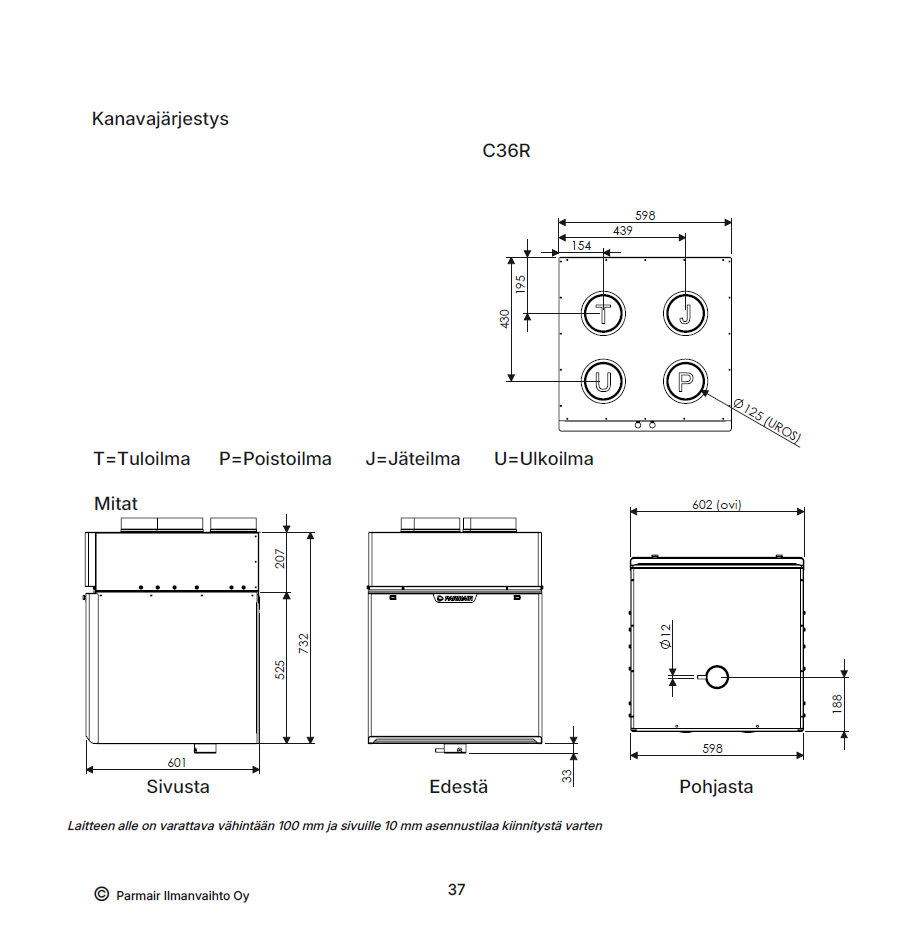 Parmair Alvari – C36 Adapter® Nibe F470 - Image 5