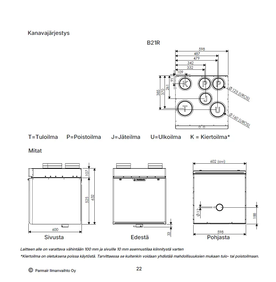 Parmair Alvari – B21 Adapter® Kair 80 - Image 5